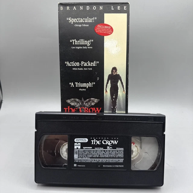 The crow vhs 1994 brandon lee 13 28 picclick uk