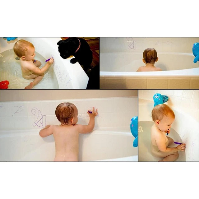 Crayons De Bain Pour Bébé Facilement Lavables Et Non Toxiques Jouets De Bain
