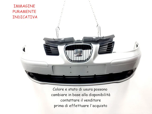 Parachoques Delantero Para Nissan Cabstar 1999-2006 Con Faros - ABS, Color Gris, Fabricado En Italia