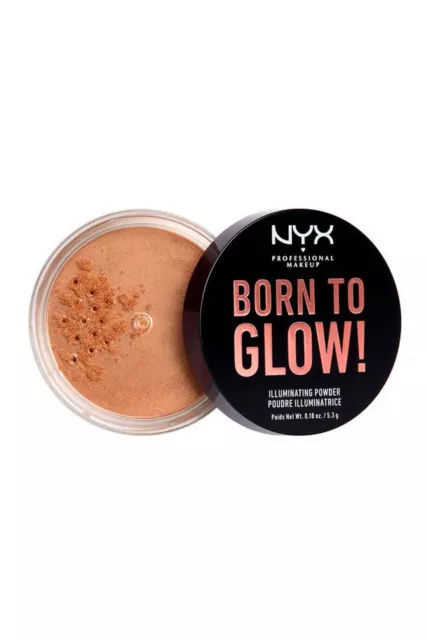 NYX Born To Glow Illuminating Powder Warm Strobe 03 Highlighter