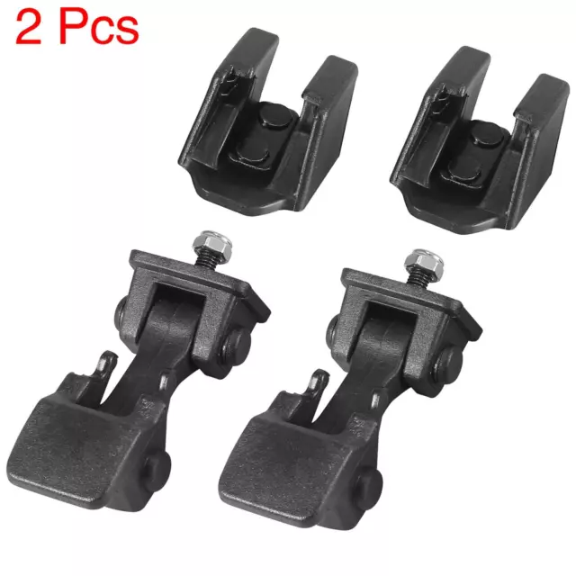 Pack of 2 Front Hood Latches Hood Catch Locks Kit for Jeep Wrangler 55176636AD