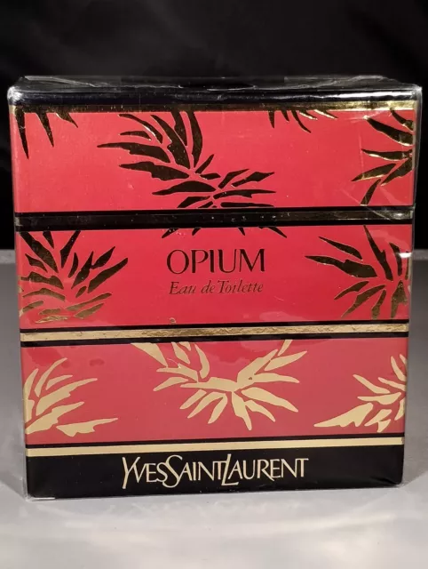 Yves Saint Laurent YSL Opium Eau de Toilette Perfume 2 oz Unopened VTG France