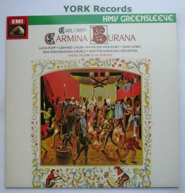 ESD 7177 - ORFF - Carmina Burana DE BURGOS New Philharmonia Orch - Ex LP Record