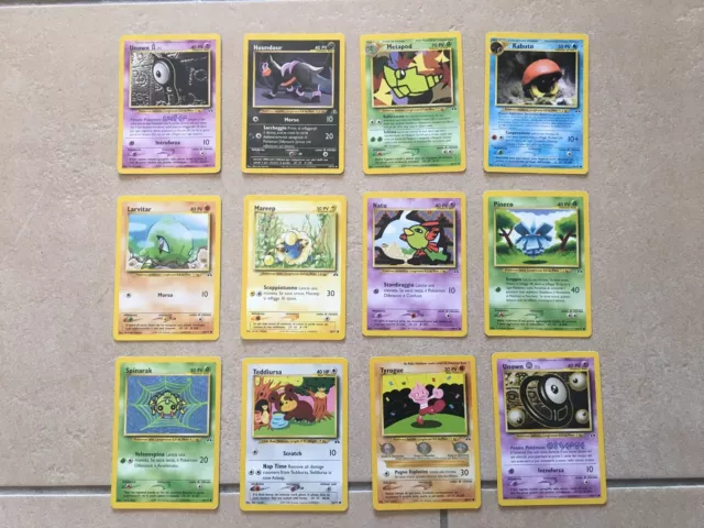 Pokemon Trading Card Game Carte Set Neo Discovery Unlimited Ita Italia Wizards