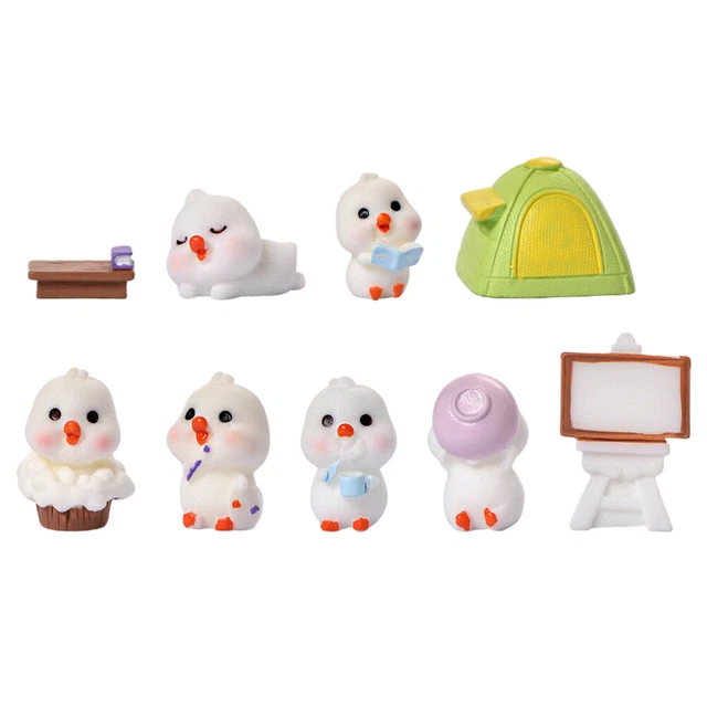 1 Set Sukkulenten Pflanzer Decor Töpfe Figuren Moos Garten Ornament