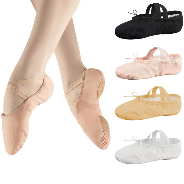 Newrong Ballettschuhe Für Erwachsene & Kinder - Weiche Tanzschuhe Mit Ledersohle