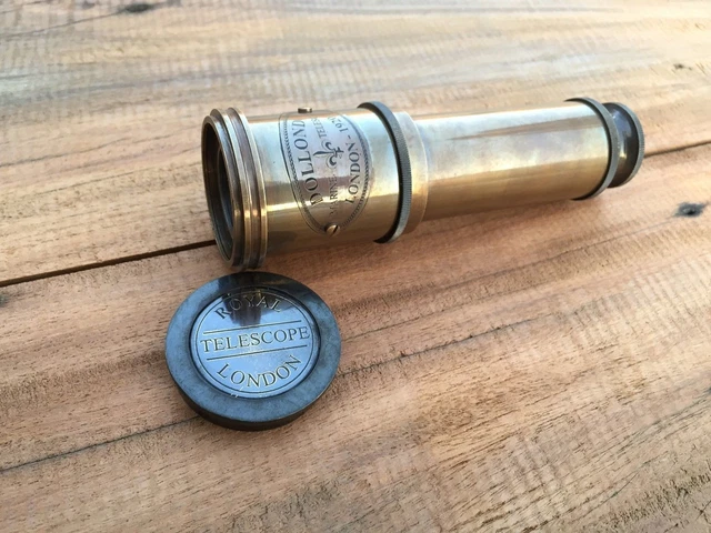 Antique Maritime Telescope 16" Marine Nautical Vintage Brass Spyglass Scope Gift