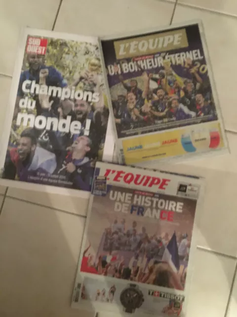 MAGAZINE Lot spécial coupe du Monde l' équipe de France COUPE DU MONDE 2018