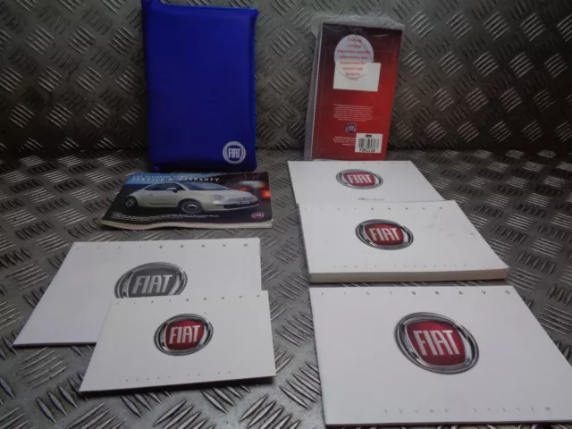 2008 FIAT BRAVO 1.4 Dynamic 5DR MK2 OWNERS MANUAL HANDBOOKS WITH WALLET