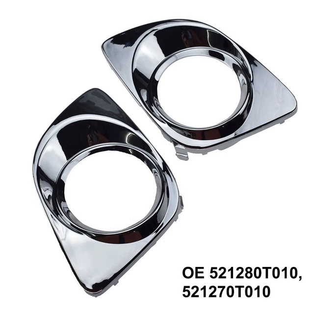 Left&Right Fog Light Lamp Cover Insert For Toyota For Venza 521280T010