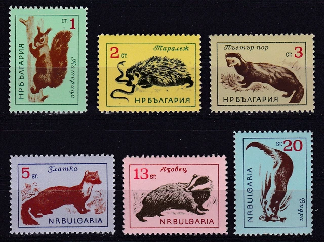 Bulgaria, Fauna, Animals MNH / 1963