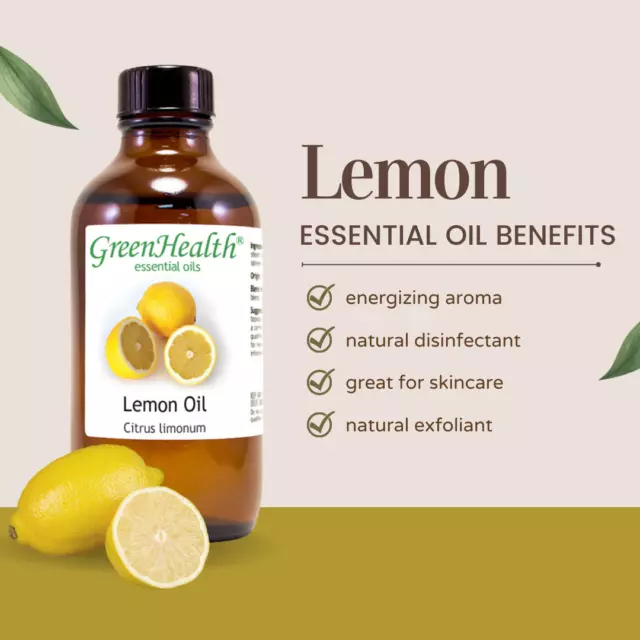 Lemon Essential Oil 100% Pure Many Sizes Free Shipping 2