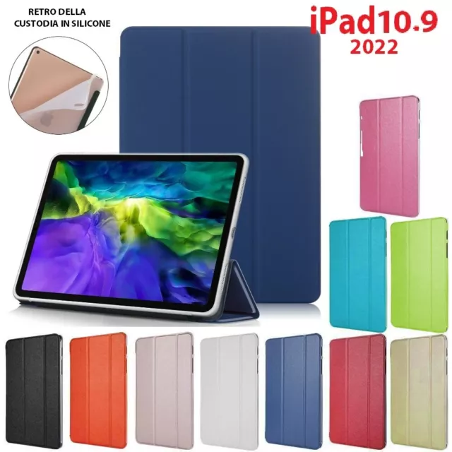 Custodia Slim Smart Cover Tablet per Apple iPad 2022 10.9 10° generazione