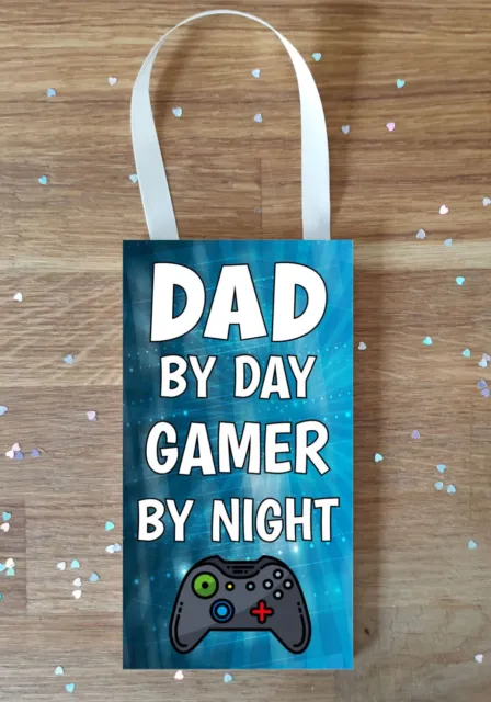 Gaming XBOX Plaque / Sign Gift - By Day Gamer By Night - Fun Novelty Present