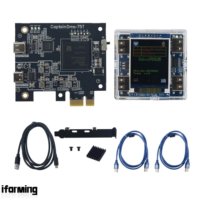 CAP75T + KMBOX NET Kit CapDMA Board Direct Memory Access Board