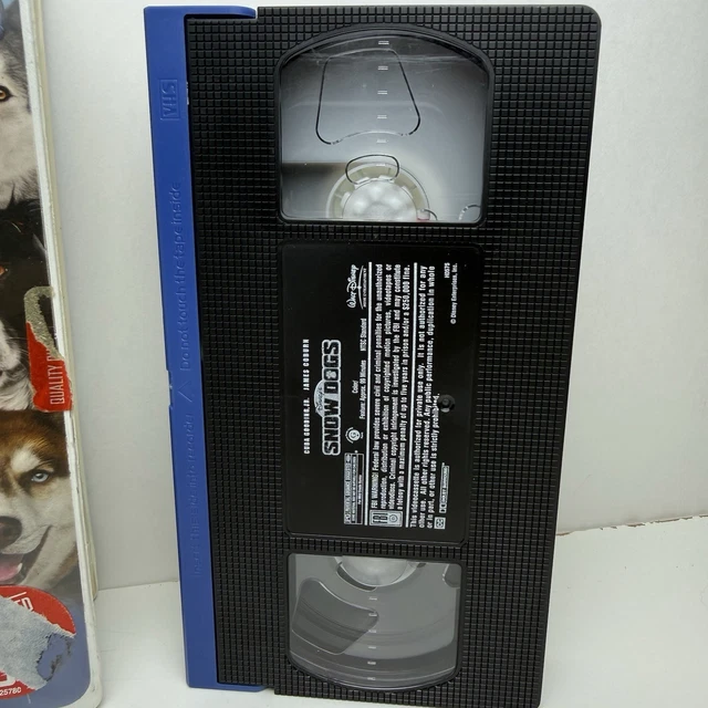 SNOW DOGS VHS 2002 Disney Video Tape Gooding Jr Insert VTG Clamshell £4 ...