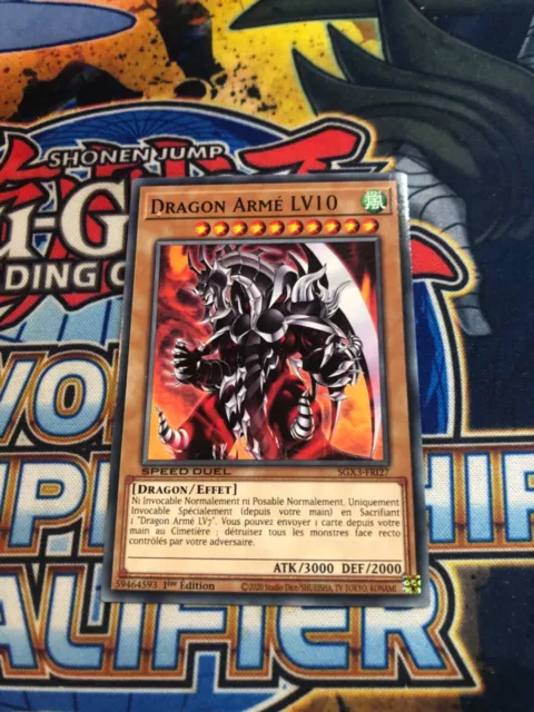 dragon arme lv10 carte yugioh neuve SGX3 française speed duel
