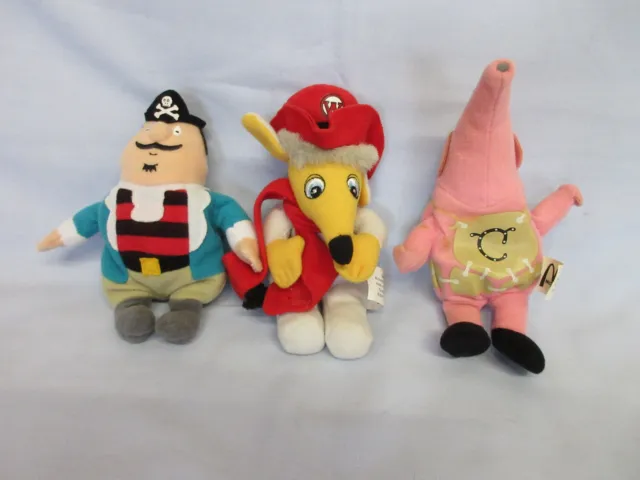 McDonalds Happy Meal Toys  Childrens Favourites x 3 Captain Pug, Clanger, Womble