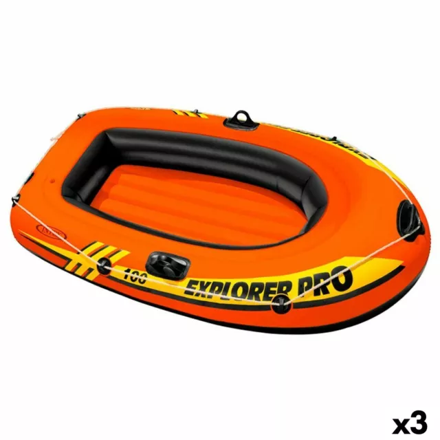 Aufblasbarer Boot Intex Explorer Pro 100 3 Stück 160 x 29 x 94 cm