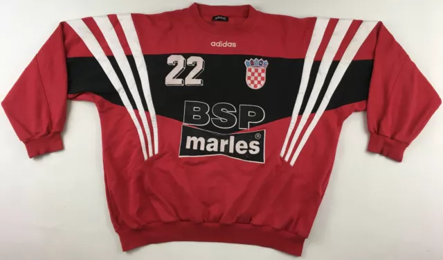 Croatia Hrvatska 1990s handball Adidas player match game worn BSP Marles jersey