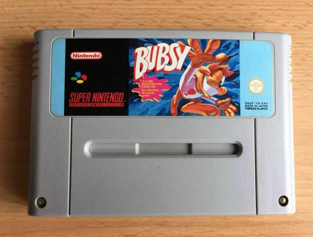 Bubsy in: Claws Encounters of the Furred Kind - Nintendo SNES (PAL FAH)