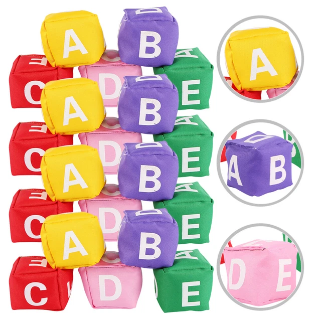Lona Alfabeto Saco De Asiento Con Mini Letras Niño Pequeño