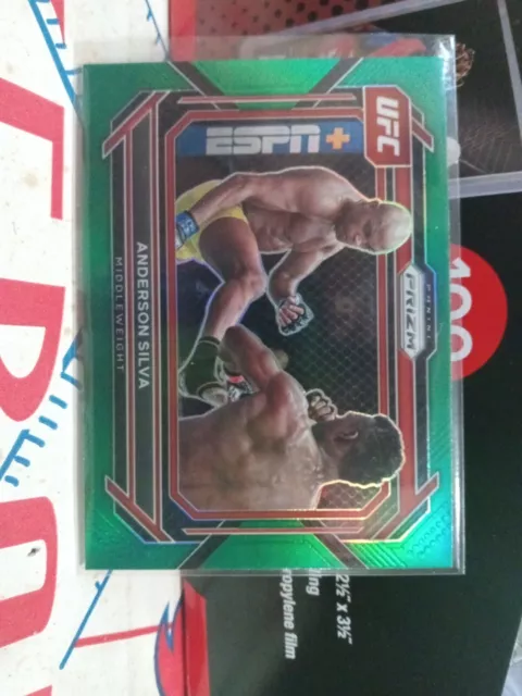 2023 Panini Prizm Anderson Silva Green #76 NM