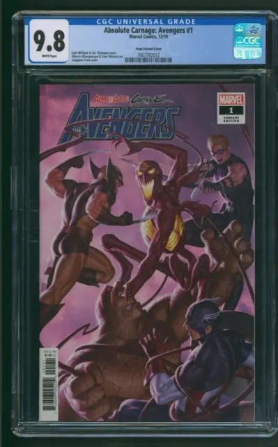 Absolute Carnage Avengers #1 Yoon Variant Cover CGC 9.8