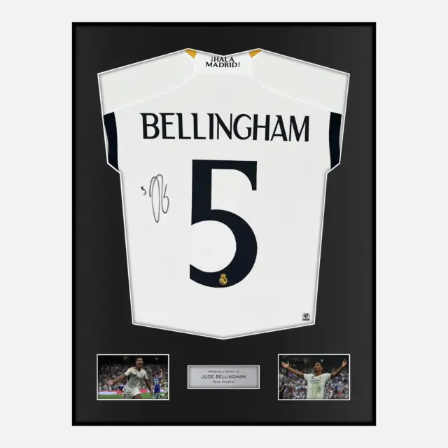  RJR PRINTS Jude Bellingham - Real Madrid Signed 12x8 Inch Photo  Print Pre Printed Signature Autograph Football Gift : Sports & Outdoors