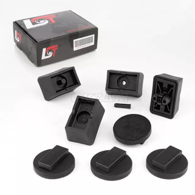 4x jack recording for Tesla Model 3 and Model Y jack pads pucks adapter
