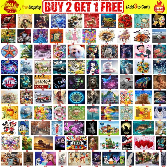 5D Diamant Diamond Painting Bilder DIY Kreuzstich Stickerei Malerei Stickpackung
