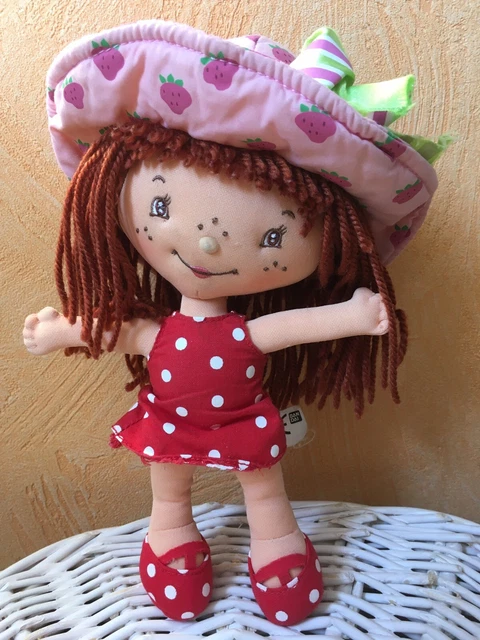 Poupée Vintage Charlotte Aux Fraises – Mousseline De Soie – Avec Perroquet