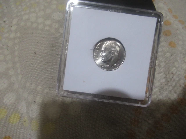 2009 D Roosevelt Dime Uncirculated 10 Cents in coin snap 