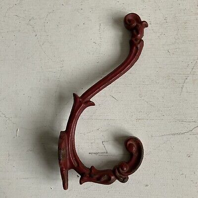 Architectural Salvage Antique Cast Iron Decorative Coat Hook