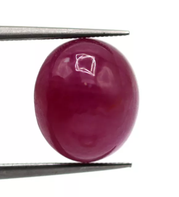 Ovale Cabochon Forme 5.13 CT Rosé Rouge Couleur Naturel Rubis non Traité Gemme