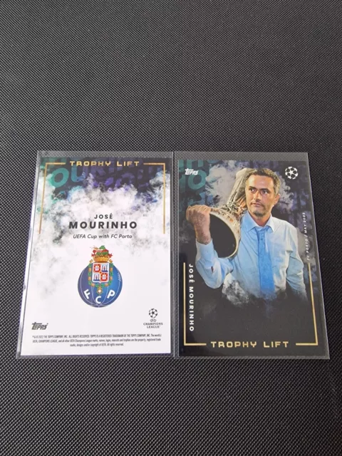 Topps Jose Mourinho Platinum Curated Set 2022 - Jose Mourinho - Base Karten