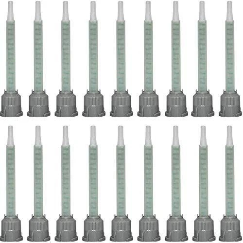 20 Pcs Epoxy Mixing Nozzle Tip For Adhesive Gun Applicator Static Mixer Plastic