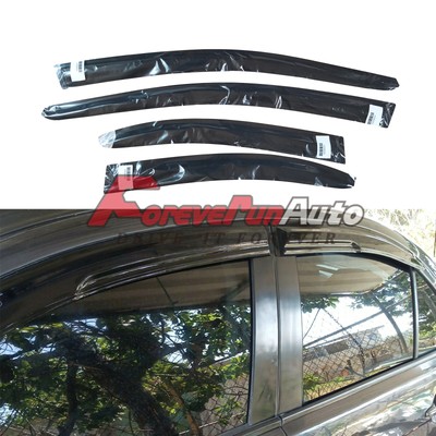 For 08-17 Mitsubishi Lancer 4PCS Window Visor Rain Shade JMD Mugen Style Guard 