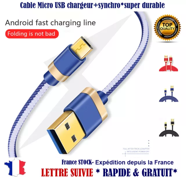 Micro USB Charging Cable Lead For Samsung Galaxy S6 Edge S5 S7 J8 J5 J7 Huawe