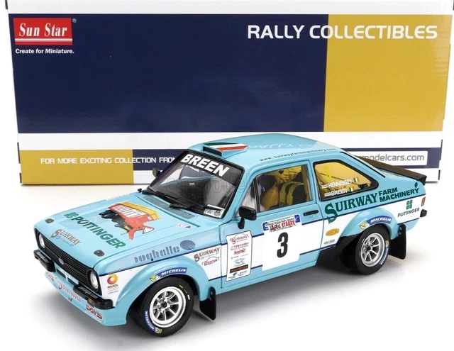 SUNSTAR FORD ESCORT RS1800 BELGA #2 Mikkola Rallye Du Condroz 1979 1/18 4860 EUR 133,86 - FR