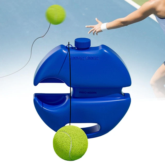 Allenatore Tennis Con Rimbalzo - Per Principianti E Adulti, Con Base Riempibile E Palla - Foto 9