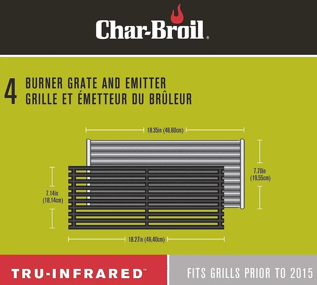 CHAR BROIL GAS Grill Replacement Parts 4Burner Grills TruInfrared