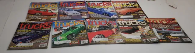 Street Trucks Magazine 2011 Lot Of 9 Volume 13 No. 1,3,6,7,8,9,10,11,12