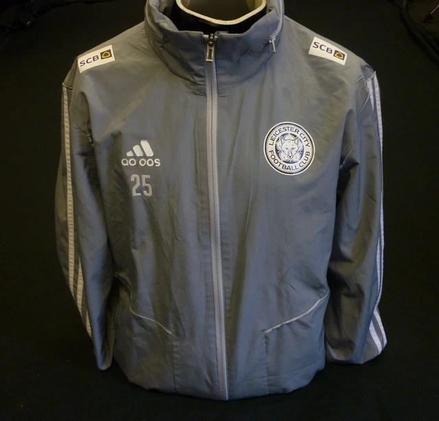 Leicester City Football Club Issue No 25 Adidas Football Training Jacket Size M