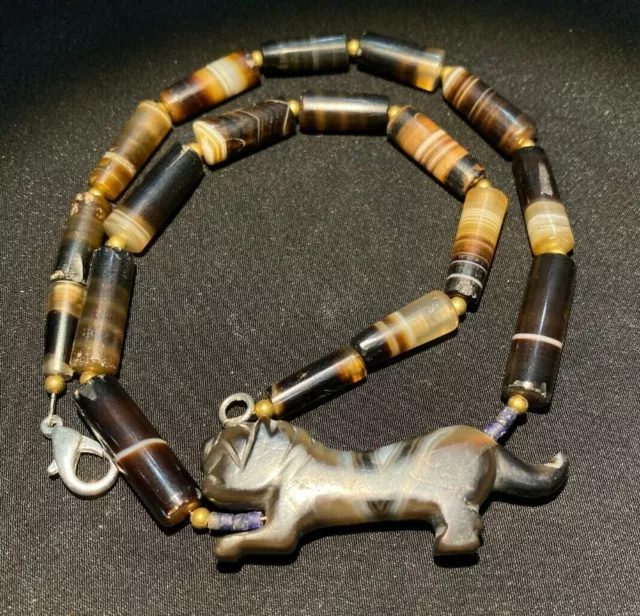 Ancient Cambodian Antique Old beads Angkor periods Necklace