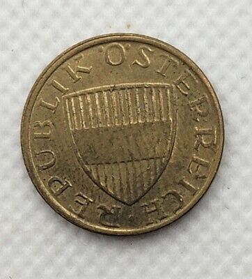 🪙1981 Austria 50 Groschen Coin AU  Aluminum Bronze Money 🪙 2