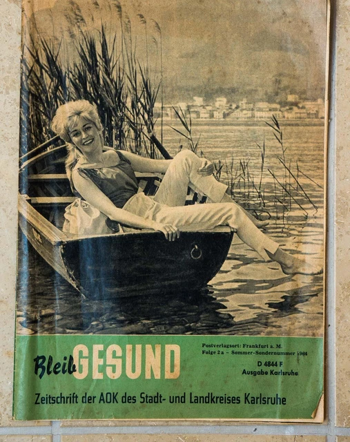 Bleib Gesund Zeitschrift der AOK Landkreis Karlsruhe Folge 2 von 1964