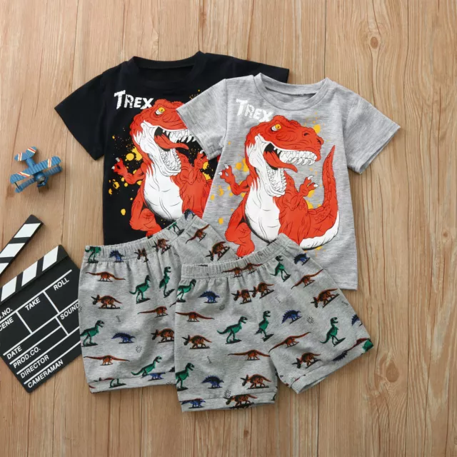 Abiti T-shirt Top Pantaloni Mimetici Casual Bambini Bambini Bambini Bambini Bambini Set 2pz