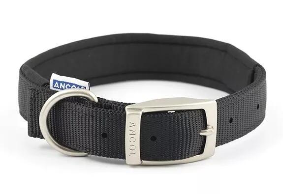 Ancol Black Dog Collar Size 5 (45-50cm)