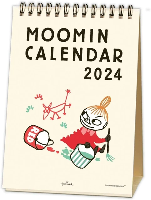 MOOMIN CALENDER 2024 Japan Hallmark Little Mii 2024 desk Calendar Japan